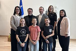 Une nouvelle école primaire de 24 M$ inaugurée à Bécancour. Crédit : Ville de Bécancour
