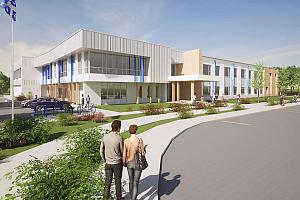 Le projet de construction d’une nouvelle école primaire à Farnham va de l’avant. Crédit : Centre de services scolaire du Val-des-Cerfs 