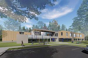 Une nouvelle école primaire pour Mirabel. Crédit : Grenon Viau Bastien Gosselin, architectes en consortium