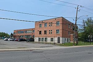Démolition de l’école Saint-Viateur. Crédit : Centre de services scolaire de Sorel-Tracy