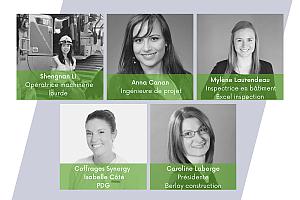 Portraits de femmes de la construction : un concours pour reconnaitre leur talent