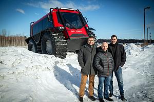 Le Fat Truck propose quatre modes de conduite : Eau, Boue, Neige et Sentier. Photo de Amine Khimjee