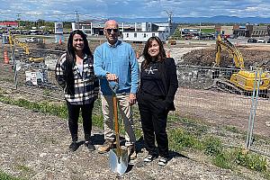 Un dernier projet pour finaliser la place Florimay à Montmagny. Crédit : Ville de Montmagny