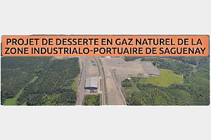 Le BAPE dévoile son rapport sur la desserte en gaz naturel de la zone industrialo-portuaire de Saguenay - Crédit photo: Énergir s.e.c