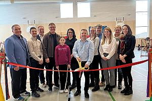 L’école Saint-Gérard inaugure un nouveau gymnase à Desbiens. Crédit : Centre de services scolaire du Lac-Saint-Jean