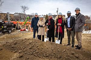 Coup d’envoi du projet résidentiel Habitation Palerme à Laval. Crédit : SHQ