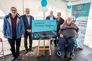 Han-Logement inaugure de nouveaux logements adaptés à Magog. Crédit : Fonds de solidarité FTQ