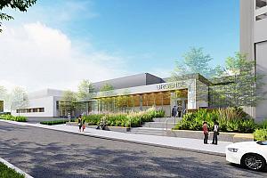 L’urgence de l’Hôpital Fleury fait peau neuve. Crédit : Jodoin Lamarre Pratte architectes