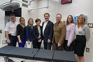 Inauguration du bloc endoscopique de l'Hôpital de Montmagny. Crédit : Cabinet du ministre de la Santé