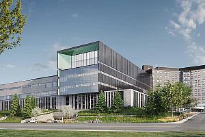 Début des travaux pour moderniser l'Hôtel-Dieu de Lévis. Crédit : Centre intégré de santé et de services sociaux de Chaudière-Appalaches