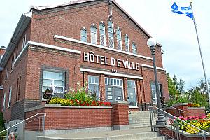 Rénovation de l'hôtel de ville de Saint-Joseph-de-Beauce. Crédit : Ville de Saint-Joseph-de-Beauce