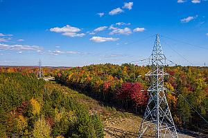 Hydro-Québec dévoile le corridor choisi pour la nouvelle ligne à 120 kV dans Lanaudière. Crédit : Hydro-Québec