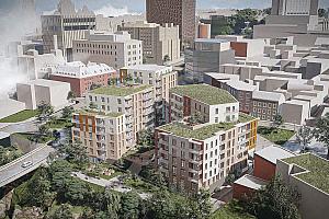 Requalification des îlots Lépine et Saint-Vincent-de-Paul : un projet à l’étude. Crédit : Lafond Côté Architectes