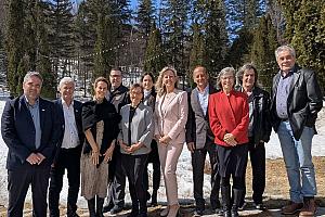 Plus de 5 M$ pour une nouvelle caserne à Sainte-Agathe-des-Monts. Crédit : Cabinet de la ministre des Affaires municipales
