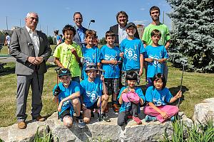Inauguration du pavillon d'accueil du golf municipal du parc Maisonneuve