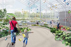 Fin imminente des travaux à l’Insectarium de Montréal. Crédit : Kuehn Malvezzi / Pelletier De Fontenay / Jodoin Lamarre Pratte architectes en consortium