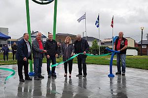 De nouveaux jeux d’eau à Senneterre. Crédit : Ville de Senneterre