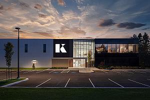 KandJu mise sur l’expansion avec un siège social de 8,5 M$ à Granby. Crédit : Groupe Ludik / KandJu