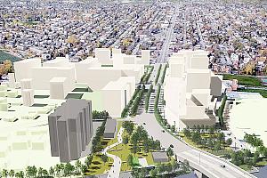 Le secteur Cartier en pleine transformation à Laval. Crédit : Ville de Laval