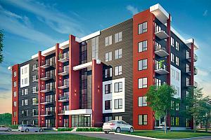 Un nouveau projet de condos locatifs de 14 M$ à Québec - Image fournie par les immeubles Nordet