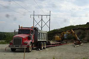 Décès d'un chauffeur sur un chantier de la route 389