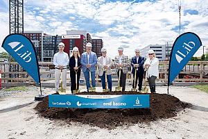EMD-Batimo lance les travaux du complexe Lib Vaudreuil-Dorion. Crédit : Louis-Étienne Doré