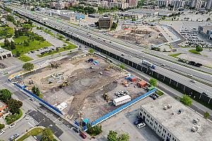 Prolongement de la ligne bleue. Crédit : Julien Perron-Gagné Photographe