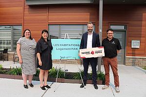 Un complexe de 32 logements adaptés est livré à Matane. Crédit : Logement HAN