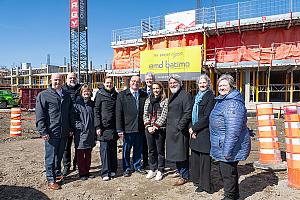 Construction de 100 logements sociaux et abordables à Blainville. Crédit : Ville de Blainville