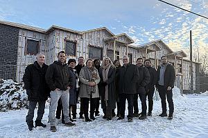 Saint-Félix-de-Valois : un chantier de 24 logements abordables progresse. Crédit : SHQ