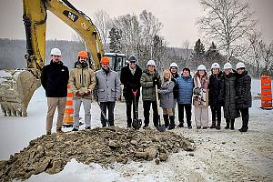 Quartier du Havre : 86 logements en construction à Gaspé. Crédit : SHQ