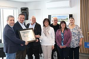 Inauguration de 17 logements sociaux et abordables à Deschambault-Grondines. Crédit : SHQ