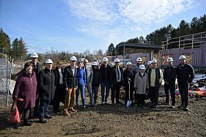 Construction de 30 logements pour des aînés à Morin-Heights. Crédit : SHQ