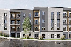 Construction de 41 logements abordables à Saint-Georges. Crédit : SHQ