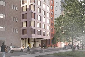 Un partenariat entre l’UTILE et Centraide du Grand Montréal mènera à la construction de nouveaux logements étudiants abordables. Crédit : LemayMichaud