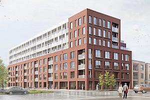 Ludovica : 96 unités locatives en chantier au cœur de Saint-Roch. Crédit : Les Immeubles Poirier