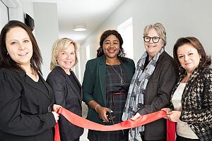 Inauguration de la Maison Gisèle-Pomerleau. Crédit : ministère de l’Emploi et de la Solidarité sociale