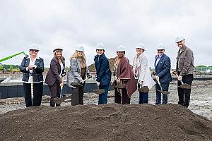 Une neuvième Maison Martin-Matte en chantier à Saint-Rémi. Crédit : Vents d’espoir de la Vallée du Saint-Laurent