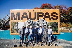 Deux-Montagnes : lancement du projet résidentiel MAUPAS. Crédit : Groupe HD