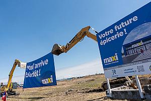 Maxi lance la construction d’un nouveau magasin à Jonquière. Crédit : JR Verdier