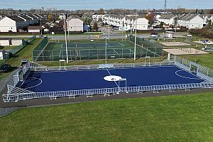 Lancement d’un appel de candidatures pour la construction de mini-terrains multisport. Crédit : Fondation Impact de Montréal 