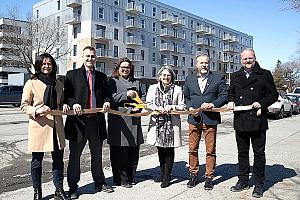 Inauguration du bâtiment Mission Unitaînés de Montréal. Crédit : SHQ