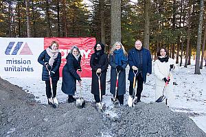 Lancement d’un chantier de 100 logements pour aînés autonomes à Trois-Rivières. Crédit : SHQ