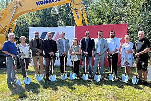 Victoriaville : un immeuble de 100 logements abordables pour aînés en chantier. Crédit : SHQ