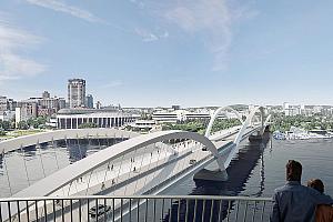 Une nouvelle étape franchie pour le remplacement du pont Alexandra. Crédit : Commission de la capitale nationale