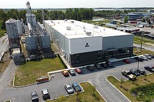 Les Moulins de Soulanges inaugurent leur nouveau site de production à Coteau-du-Lac. Crédit : Les Moulins de Soulanges