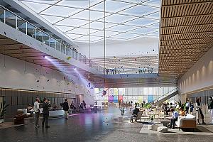 Un nouveau souffle pour le Palais des congrès de Montréal. Crédit : Populous