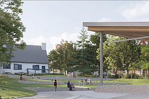 Réaménagement du parc Girardin : Québec lance un appel d’offres. Crédit : OPTION aménagement et Agence Spatiale