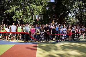 Inauguration des terrains sportifs du parc Jacques-Viger. Crédit : Ville de Montréal - Arrondissement du Sud-Ouest