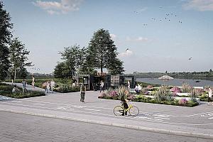 Rouyn-Noranda : vers une restauration durable du lac Osisko. Crédit : Atelier urbain